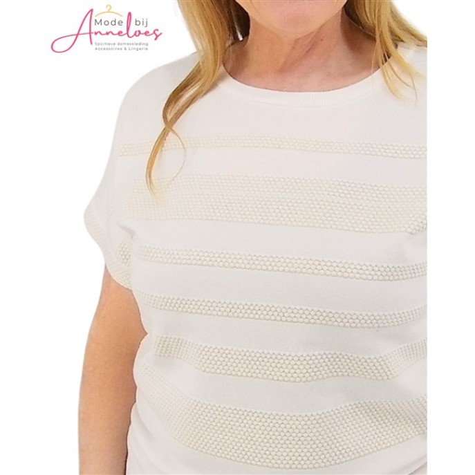 Enjoy Pullover Structuur 422560 Beige